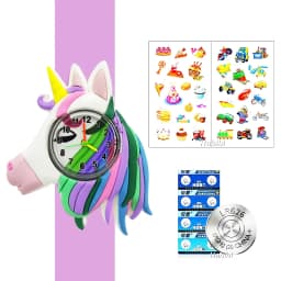 Cute Candy Color Children's Cartoon Watch Baby Study Time Toy Bracelet Kids Watches for Boys Girls Birthday Gift Clock