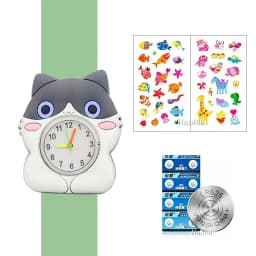 Cute Candy Color Children's Cartoon Watch Baby Study Time Toy Bracelet Kids Watches for Boys Girls Birthday Gift Clock