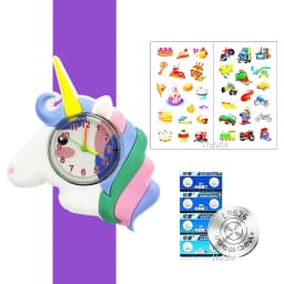 Cute Candy Color Children's Cartoon Watch Baby Study Time Toy Bracelet Kids Watches for Boys Girls Birthday Gift Clock