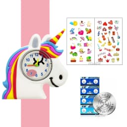 Cute Candy Color Children's Cartoon Watch Baby Study Time Toy Bracelet Kids Watches for Boys Girls Birthday Gift Clock