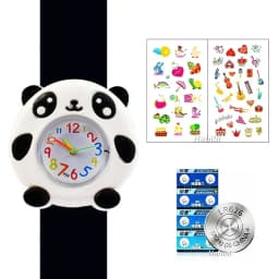 Cute Candy Color Children's Cartoon Watch Baby Study Time Toy Bracelet Kids Watches for Boys Girls Birthday Gift Clock