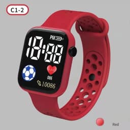 Sports Digital Watch For Kids Boys and Girls Silicone strap LED Display Sports Watches Cartoon Fashion Children's Watch