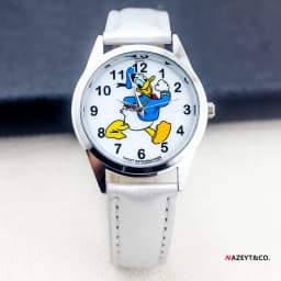 Disney Fashion Children's Watch Boys and Girls Quartz Watch PU Leather Strap Student Watch Birthday Gift