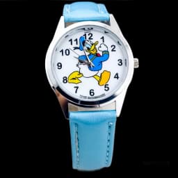 Disney Fashion Children's Watch Boys and Girls Quartz Watch PU Leather Strap Student Watch Birthday Gift