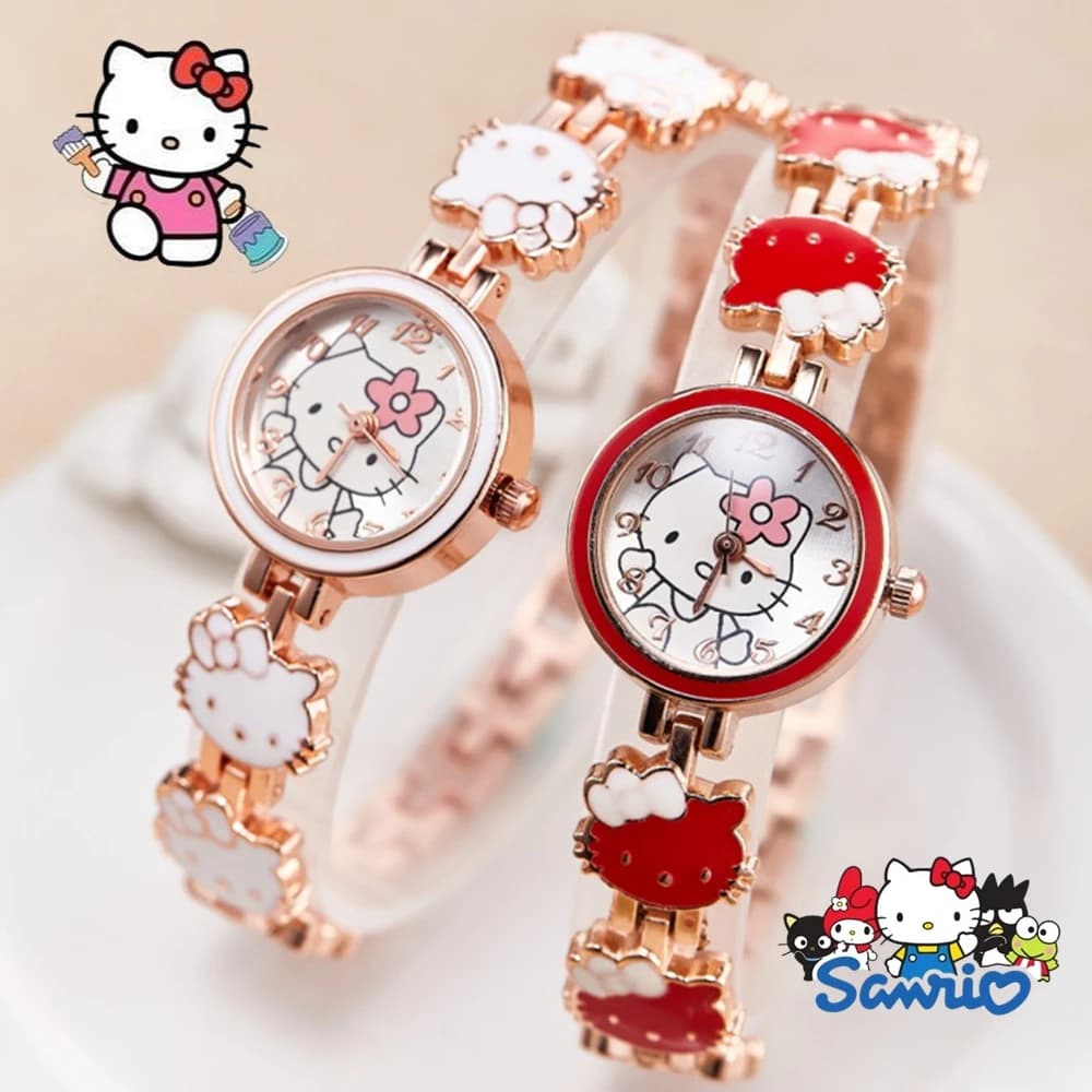 women Watch Hello Kitty Watch Female Student Sweet Bow Girl friends Gift High quality women's quartz watches