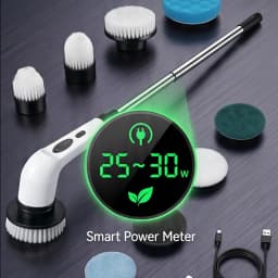 Household CordLess Electric Cleaning Brush Kitchen Gadgets Hair Brushes Bathroom Broom Toilet Mops Multifunctional Spin Scrubber