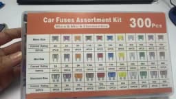 300PCS New Car Fuse Box Set Small Fuse Medium Fuse Plate Mini Zinc Fuse Plate