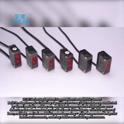 ZHICAN ZC3E Laser Photoelectric Sensor Background Suppression Adjustable Distance Object Detection Switch