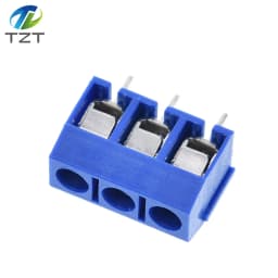 10pcs KF301-3P 301-3P 3P 3 Pin Plug-in Screw Terminal-Block Connector 5.08mm Pitch 2 Pin Screw Terminal-Block 5.08-301-3P
