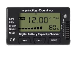 Comprobador De Capacidad De Batería Digital LCD CellMeter RC CellMeter7/CellMeter8 2-8S 4-8S Servo LiPo Li-Lon NiMH Probador De
