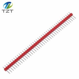 40Pin 1x40P 2.54MM Male Breakable Pin Header Strip 2.54 Long Blue Red White Green Yellow Connector 5 Colors kit