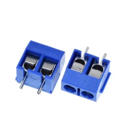 TZT 20pcs KF301-2P 301-2P 2 Pin Plug-in Screw Terminal-Block Connector 5.08mm Pitch 2 Pin Screw Terminal-Block good