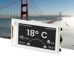 CrowPanel ESP32 2.13” E-paper HMI Display 122*250 Black/White Color Driven By SPI Interface for Arduino /ESP/MicroPython