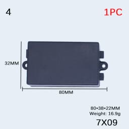 70/100mm DIY Housing Instrument Storage Case White Black Waterproof Enclosure Boxes Electronic Project Box
