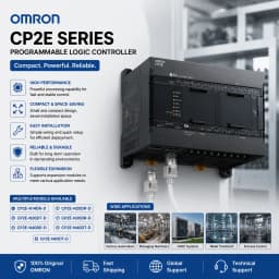 Original Omron PLC CP2E-N14DR-D CP2E-N20DR-D CP2E-N20DT-D CP2E-N30DR-D CP2E-N40DR-D CP2E-N40DT-D CP2E-N60DT-D Programmable Logic
