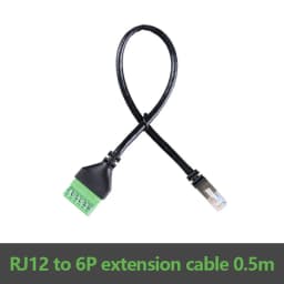RJ12 6P Male to 6 Pin Screw Terminal Adapter Cable RJ12 to Terminal Block Breakout Cable 0.2M 0.3M 0.5M 1M 2M 4M 5M