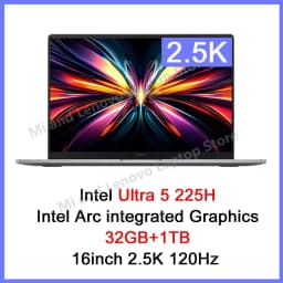 【World Premiere】REDMI Book Pro 16 2025 Ultra5-225H/Ultra7-255H 32GB+1TB 2.5K/3.1K 120Hz/165Hz Grey