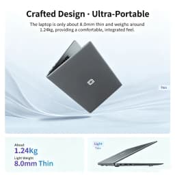 14.1 INCH Notebook Ultrabook Windows 10 Laptop PC 6GB RAM 128GB ROM Intel N4020 CPU 2GHz Quad Core 4600mAh