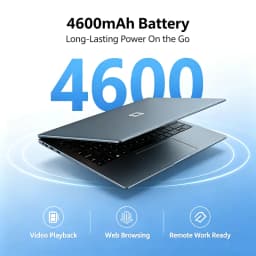 14.1 INCH Notebook Ultrabook Windows 10 Laptop PC 6GB RAM 128GB ROM Intel N4020 CPU 2GHz Quad Core 4600mAh