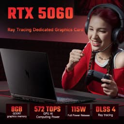 2026 Acer Nitro Gaming Laptop 16 Inch 2.5K 240Hz IPS Screen Notebook AMD Ryzen R7-260H 32GB 1TB RTX5060 Gaming Netbook Computer