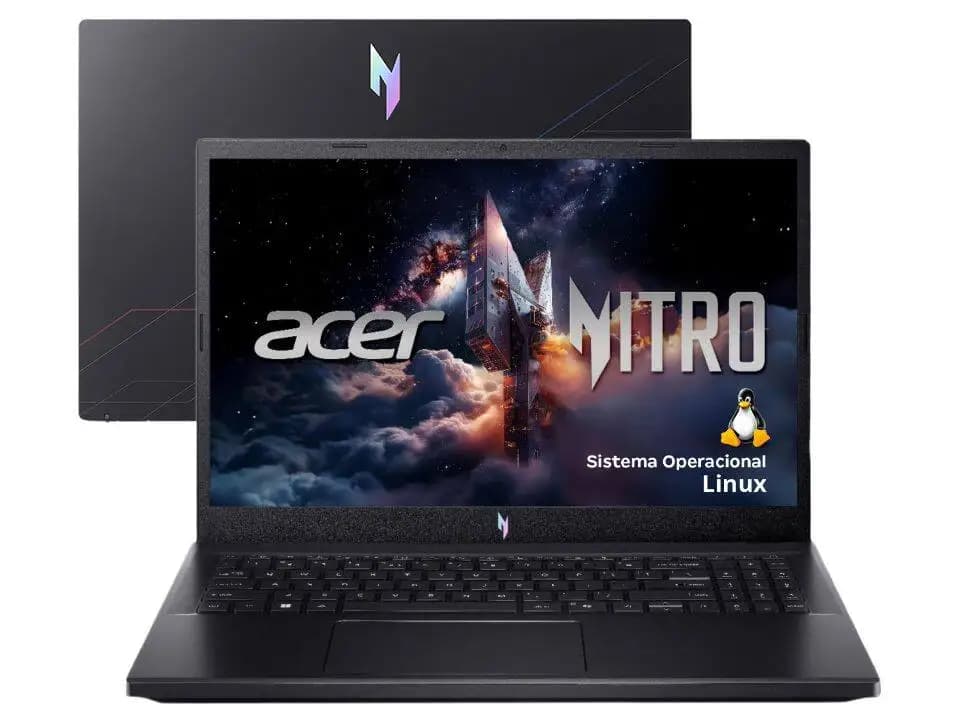 Acer Nitro V15 Gaming Laptop Intel Core I5 512Gb Ssd 16Gb Ram 15.6” Full Hd 165Hz Ips Nvidia Rtx 4050 6Gb Linux Anv15-52-52Xm