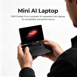 New GPD Pocket 4 2025 Mini Laptop PC 8 Inch AI 9 HX 370 8840U 16/32/64GB RAM 1/2TB NVME SSD 2K 144HZ Full-featured Handheld WIFI
