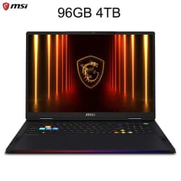2025 MSI Raider 18 HX AI Gaming Laptop 18 Inch 4K Mini LED 120Hz UHD+ Screen Netbook Ultra 9-285HX RTX5080 64GB 4TB Notebook PC
