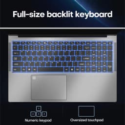 Xiaman 17.3 inch Intel Pentium Gold 6500Y Laptop Computer Windows 11 Pro 16Gb RAM 512GB SSD Portable Notebook Pc Backlight Office Study Laptops