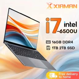Xiaman 15.6 Inch Intel Core I7 6500U Windows 11 Laptop Computer 16Gb Ram 512Gb 1Tb Ssd Portable Notebook Pc Gamer Gaming Laptops