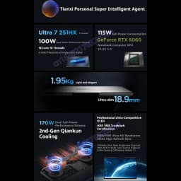 Lenovo Legion Y7000X 2026 E-sports Gaming Laptop Intel Core Ultra 7 251HX 32GB 1TB SSD RTX5060 15.3inch 165Hz -Notebook PC