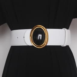 Women's Runway Fashion Double Side Genuine Leather Cummerbunds Female Dress Corsets Waistband Belts Decoration Wide Belt TB1075