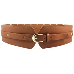 Women High Quality Adjustable Pu Leather Long Waistband Female Vintage Waist Wide Coat Corset Belt Cummerbunds