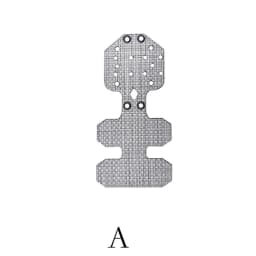 Tactical Vest Universal PTT Fixed Extension Board V60/U94 MOLLE Mounting Plate Imported
