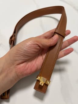 Women's Vintage Gold Buckle Genuine Leather Cummerbunds Female Dress Corsets Waistband Belts Decoration Narrow Belt R467