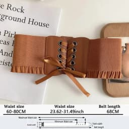 Wide Belt For Women High Quality Luxury Brand White Stretch Trouser Belts Fashion Corset Waistband Elastic Belts For WomanDT075