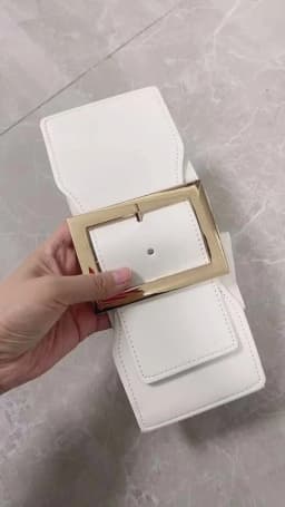 Women's Runway Fashion PU Leather Elastic Cummerbunds Female Dress Corsets Waistband Belts Decoration Wide Belt R044