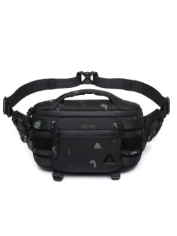 OZUKO Men's Waist Pack Outdoor Multi-functional Tactical Sports Waterproof Men's Senior Chest Bag Crossbody Bag