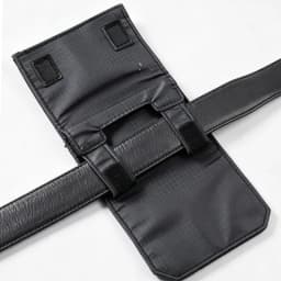 Anti Theft Portable Belt Wallet Ultra Thin Hidden Nylon Pouch Hook Loop 2 Compartments Slim Travel Daily