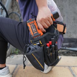 MELOTOUGH Drill Holster Impact Driver Holster Tool Bags Tool pouch With Bit Pouch Heavy Duty Impact Holster for Tool Belt