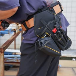 MELOTOUGH Drill Holster Impact Driver Holster Tool Bags Tool pouch With Bit Pouch Heavy Duty Impact Holster for Tool Belt