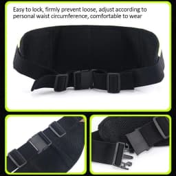 Reflective Waterproof Sports Kettle Waist Bag with Headphone Jack Ultra-Thin Running Waist Bag Trendy Simple and Portable