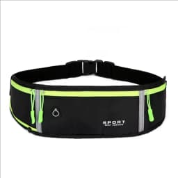 Reflective Waterproof Sports Kettle Waist Bag with Headphone Jack Ultra-Thin Running Waist Bag Trendy Simple and Portable