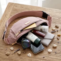 Pomelo Best Nylon Fanny Pack Water‑Repellent Multi Pocket Adjustable Sling Waist Chest Bag for Travel Sports Daily Use