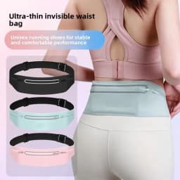 Running Sports Fanny Pack Outdoor Sports Lightweight Waterproof Invisible Anti-Theft equipment Men's and Women's Multi-Function