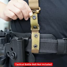 MeloTough Tactical Harness Tactical Suspenders 1.5 inch Police Suspenders for Duty Belt Suspender Adjuster Braces For Man