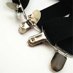Solid Color Unisex Adult Suspenders Men XXL Large Size 3.5 cm Wide Adjustable Elastic 4 Clips X Back Women Trousers Braces Party