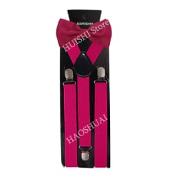 Hot Sale Suspenders Bowtie Sets Mens Women Boys Party Wedding Y-Back Shirt Braces Butterfly Belt Bow Tie Suit Accessories Gift