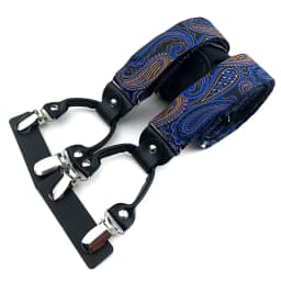 Men's Fashion Accessories Suspenders Trouser Braces 3.5cm Wide Y-Back 6 Clips Wedding Party Event Gifts for Dad Father Husband