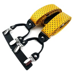 Men's Fashion Accessories Suspenders Trouser Braces 3.5cm Wide Y-Back 6 Clips Wedding Party Event Gifts for Dad Father Husband