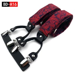 Men's Fashion Accessories Suspenders Trouser Braces 3.5cm Wide Y-Back 6 Clips Wedding Party Event Gifts for Dad Father Husband
